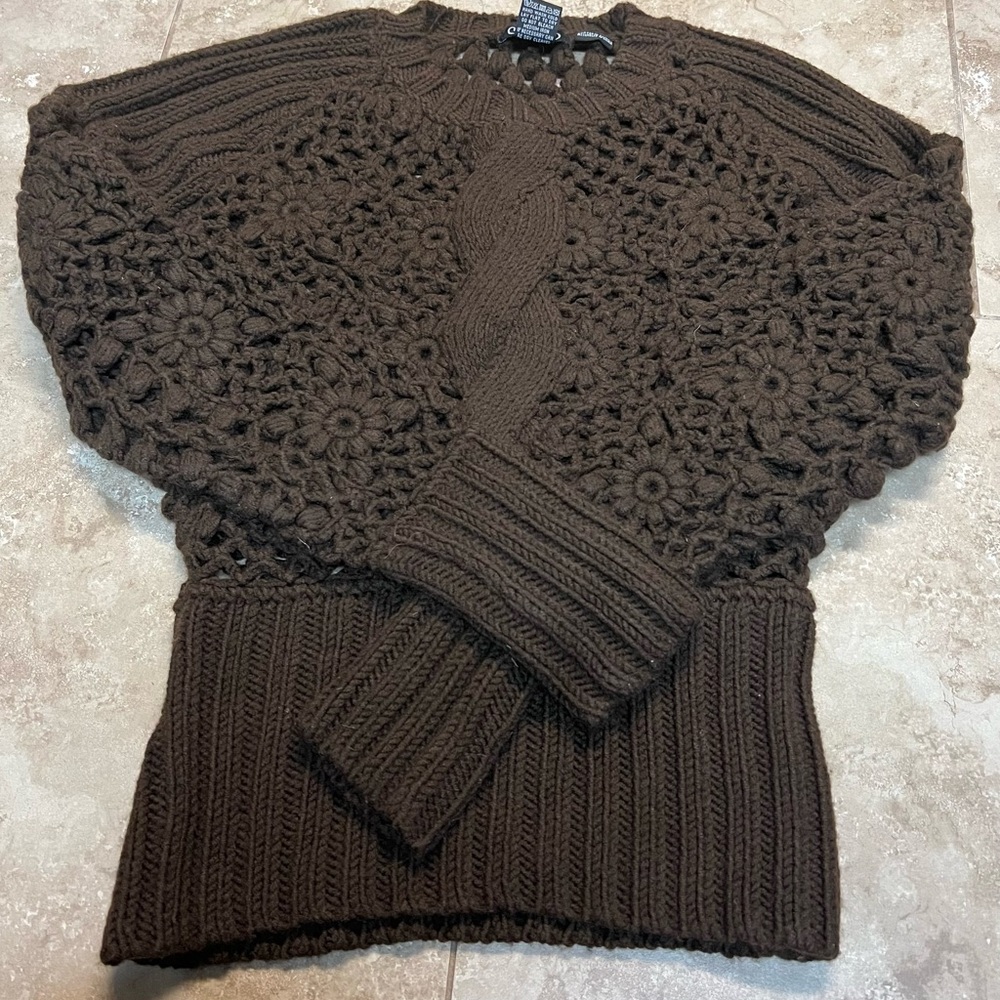 Cabo Brown Knit Sweater